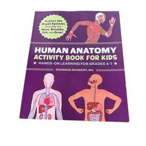 Shannan Muskopf M.S]-[Human Anatomy Activity Book for Kids]-[Paperback ]